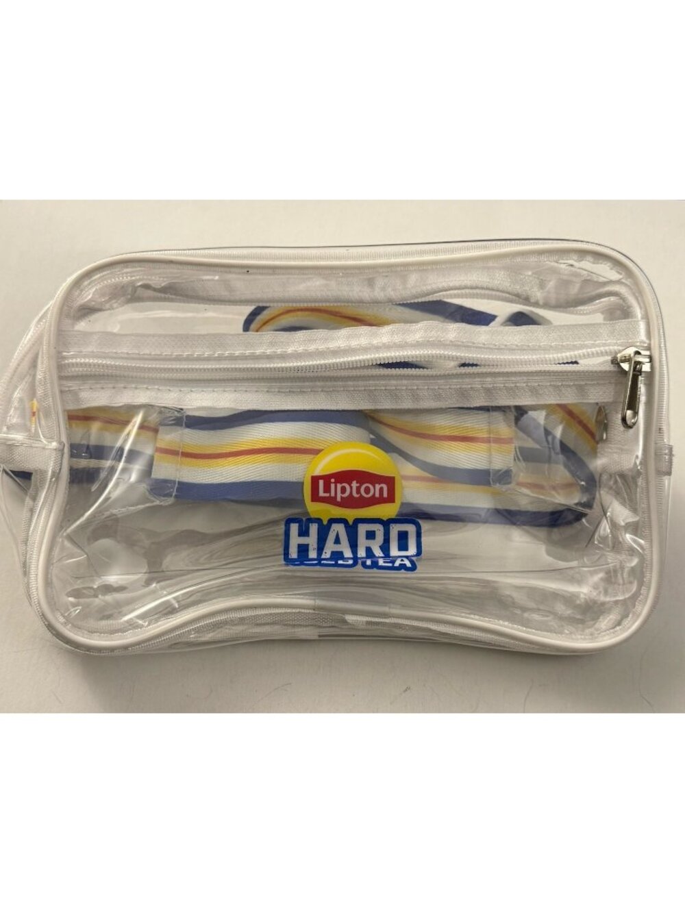 Lipton Hard Tea Fanny Pack Belly Bag Promo Clear See Thru Waist Strap CS9